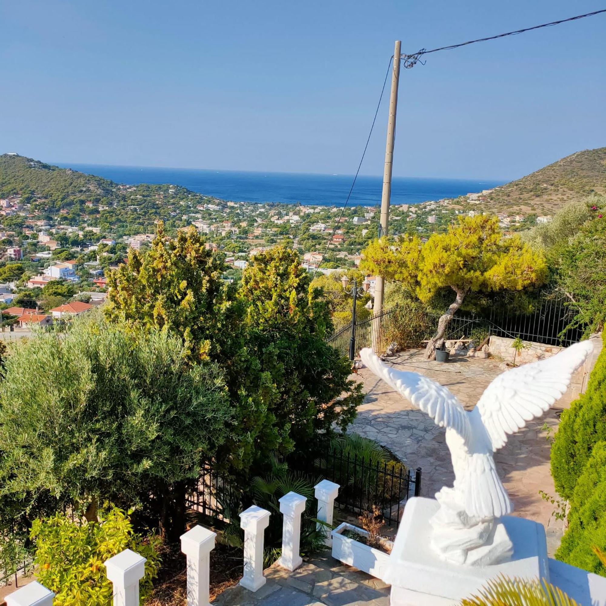 Eagles Nest Villa Athenian Riviera In Aghia Marina Near Lagonisi, Next To The Beach Close To Athens Airport Αγία Μαρίνα Εξωτερικό φωτογραφία